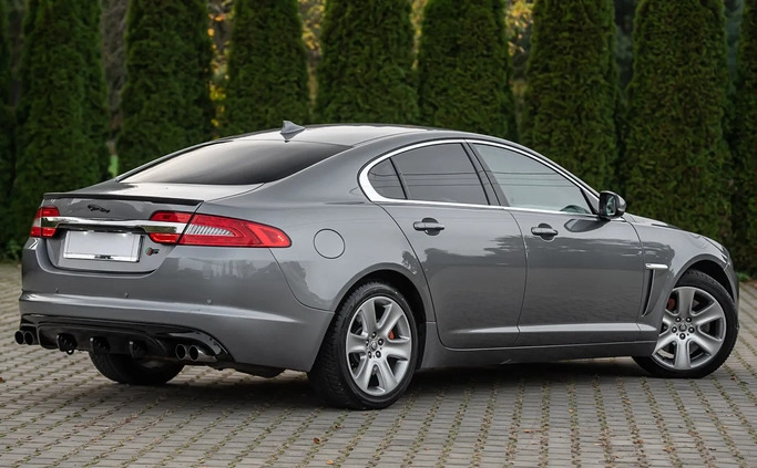 Jaguar XF cena 56900 przebieg: 177123, rok produkcji 2013 z Żmigród małe 436